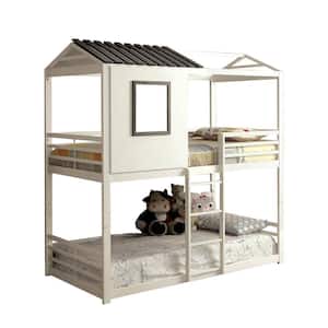 Stockholm White Twin Bunk Bed