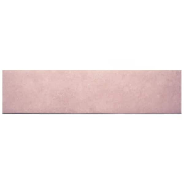 Heritage Rose 2.3/8 in. x 9.5/8 in. Porcelain Floor and Wall Take Home Tile Sample