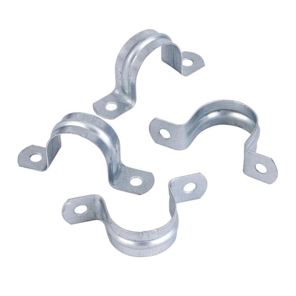 Oatey 1-1/2 in. Galvanized 2-Hole Pipe Hanger Strap 33500 - The