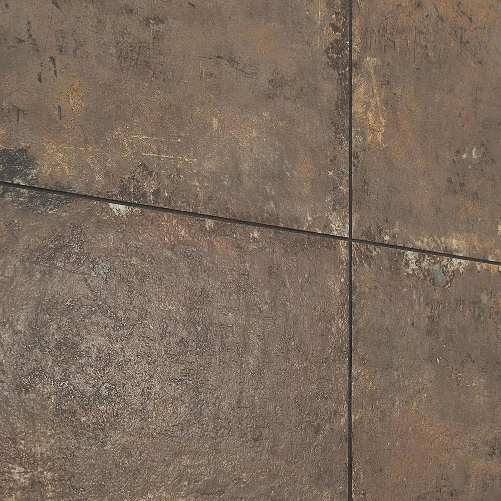 Mantis Large Matte Brown Porcelain Rectangular Floor and Wall Tile
