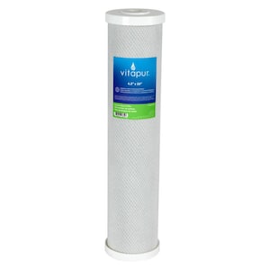 20 in. Whole Home Ultraviolet Rack System Replacement Carbon Water Filter