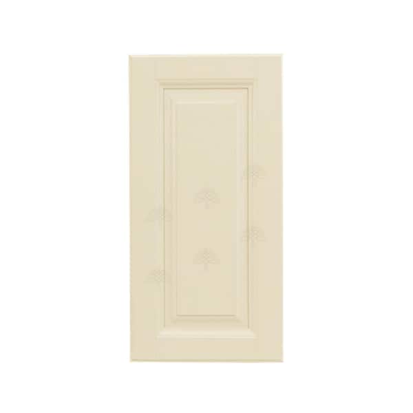 LIFEART CABINETRY Oxford Assembled 9 in. x 30 in. x 12 in. Wall Cabinet with 1 Raised-Panel Door 2 Shelves in Creamy White
