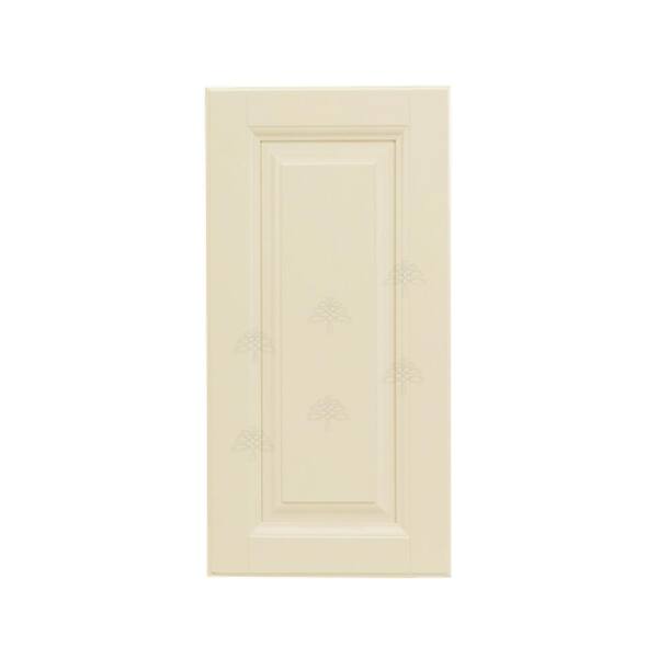 LIFEART CABINETRY Oxford Assembled 9 in. x 30 in. x 12 in. Wall Cabinet with 1 Raised-Panel Door 2 Shelves in Creamy White