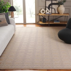 Aspect Natural/Ivory 9 ft. x 12 ft. Linear Geometric Area Rug