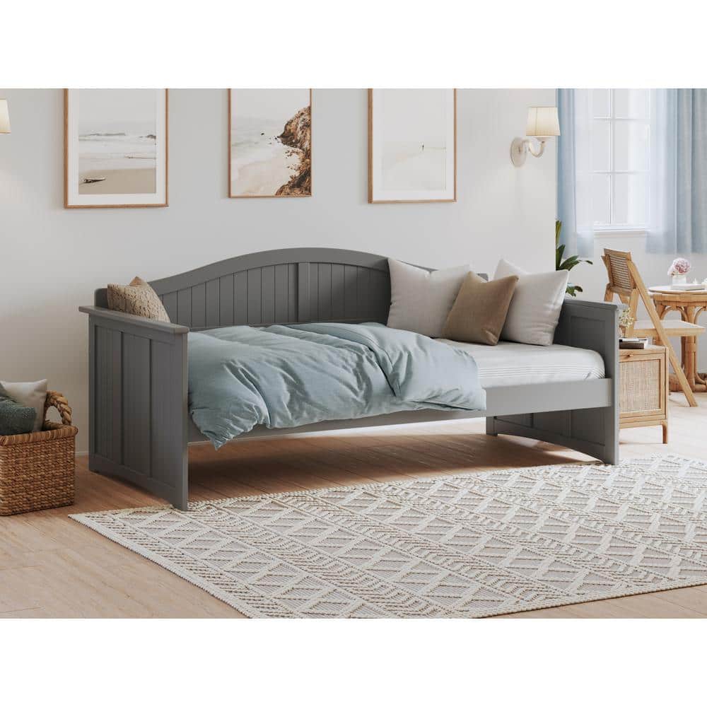 Nantucket Gray Twin Wood Daybed with Slats