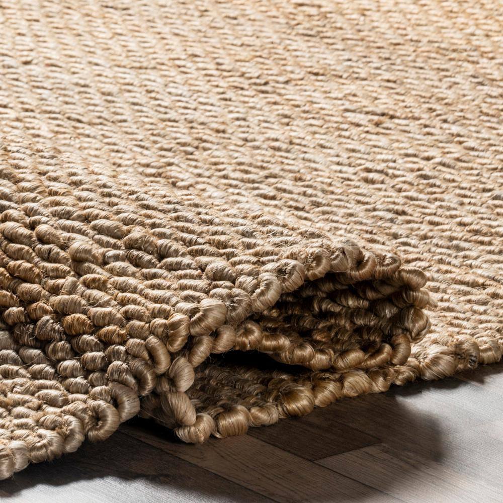 Handcrafted Natural Jute 8' x 10' Rectangular Area Rug