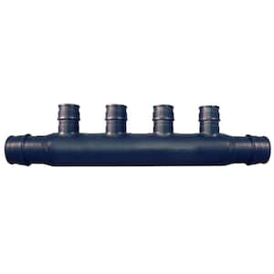 3/4 in. Poly-Alloy PEX-A Expansion Barb Inlets x 1/2 PEX-A Expansion Barb 4-Port Open Manifold