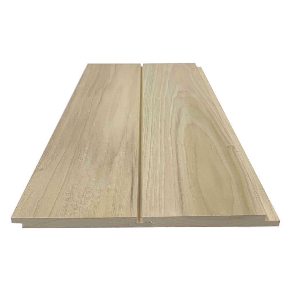 Swaner Hardwood 1 in. x 6 in. x 6 ft. Poplar Shiplap Board (2Pack