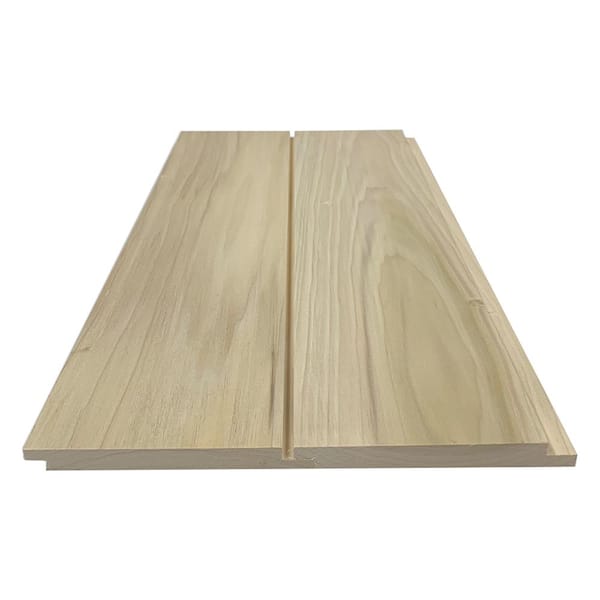 Swaner Hardwood 1 in. x 6 in. x 6 ft. Poplar Shiplap Board (2-Pack)