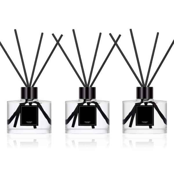 Fresh mint Essential Oil 3-Pack For Bathroom Air Fresheners Oil Diffuser Sticks With 12 Sticks Defusers Shelf Decor