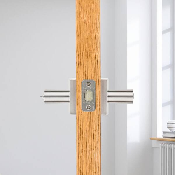 Prestige Spyglass Satin Nickel Bed/Bath Door Lever