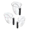 OXO Good Grips 3-Piece Angled Measuring Cup Set, Black