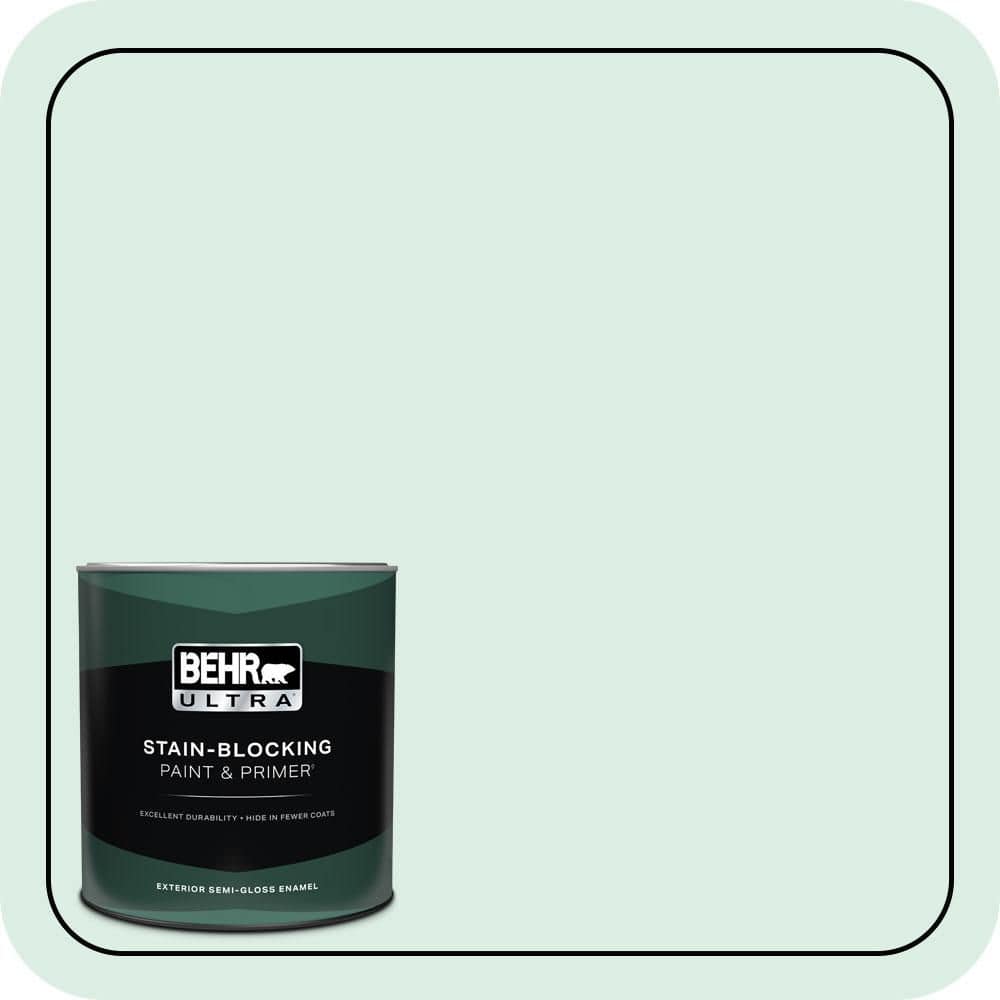 1 qt. #M420-1 Sparkling Brook Semi-Gloss Enamel Exterior Paint & Primer price history on PriceWatchPro