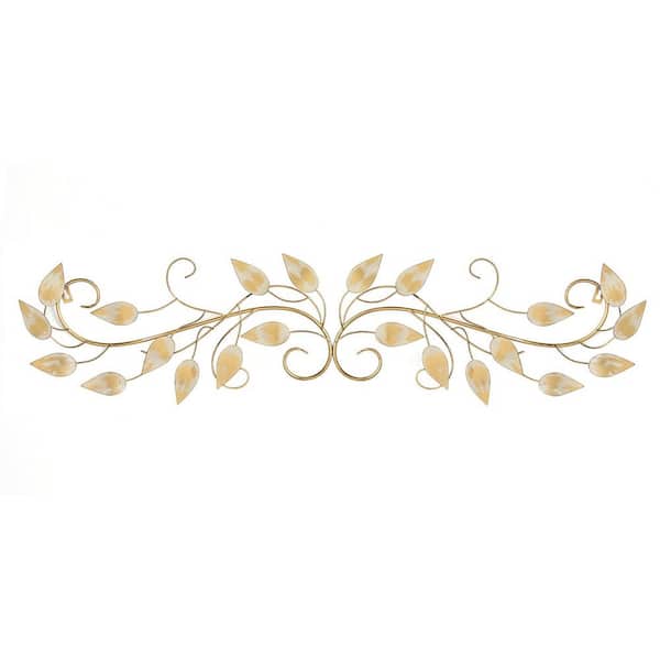 HomeRoots 40 in. Charlie Metal Gold Wall Decor