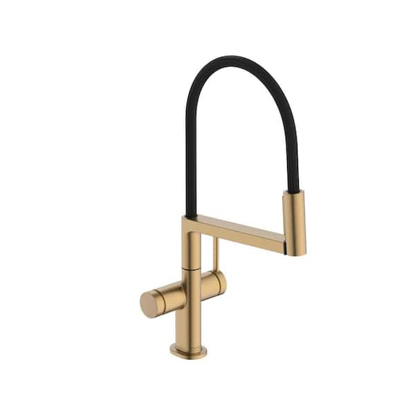 Talis N 32 in. Kitchen Faucet Deckplate Not Included in Brushed Bronze