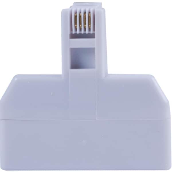 Power Gear 2-Line 4C Triplex Adapter, Almond