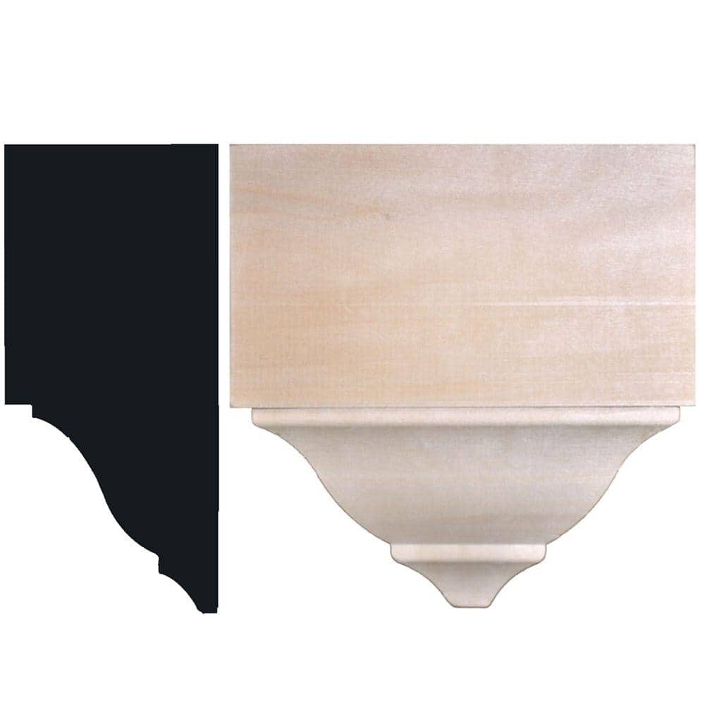7-1/2 in. x 3-1/4 in. x 7-1/4 in. Hardwood Mid Crown Block Moulding price history on PriceWatchPro