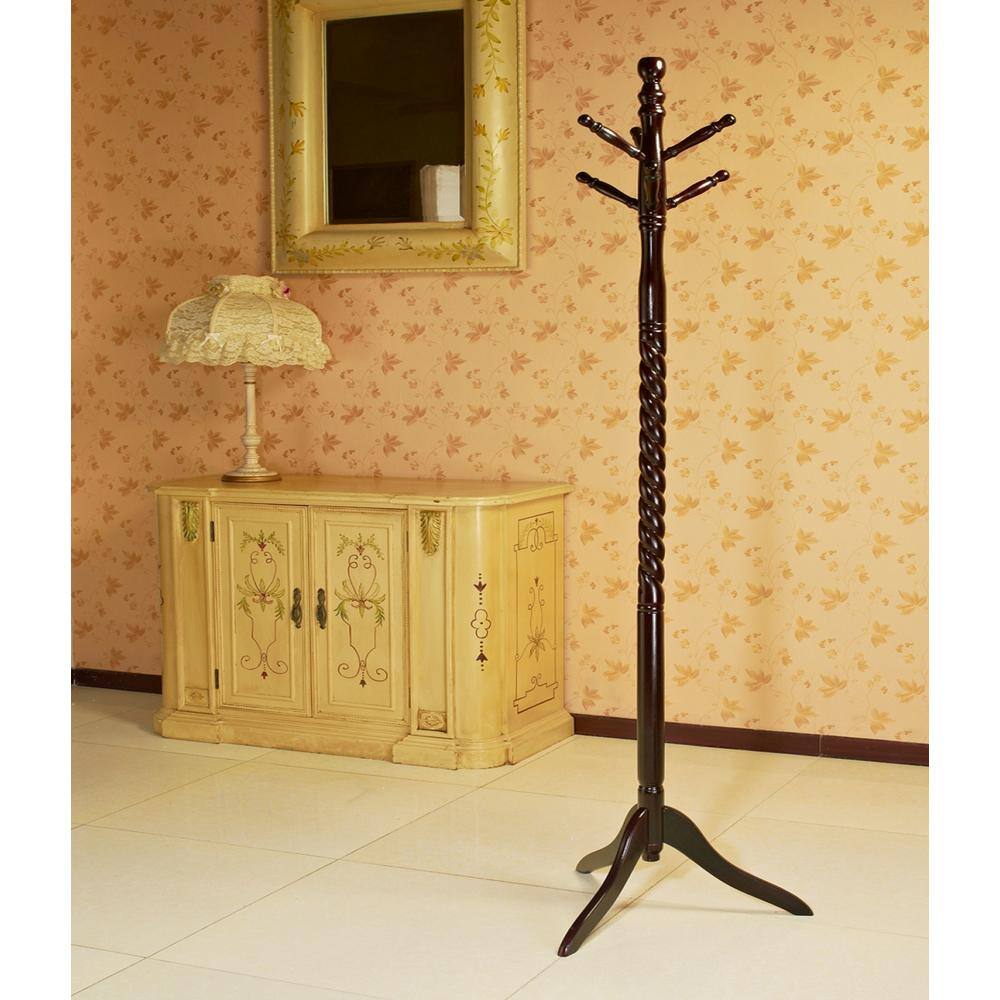 Cherry 6-Hook Coat Rack - thumbnail 8