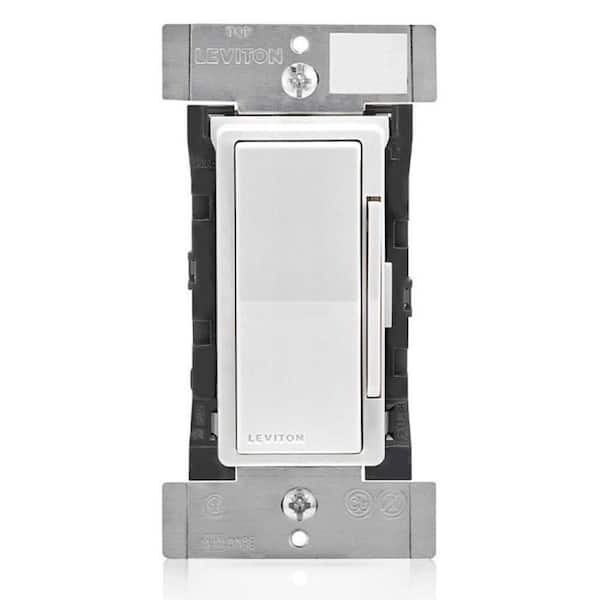 Leviton Decora Digital Dimmer Switch for Magnetic Low Voltage, Dimmable LED, Halogen and Incandescent Bulbs - White DDM06-1LZ