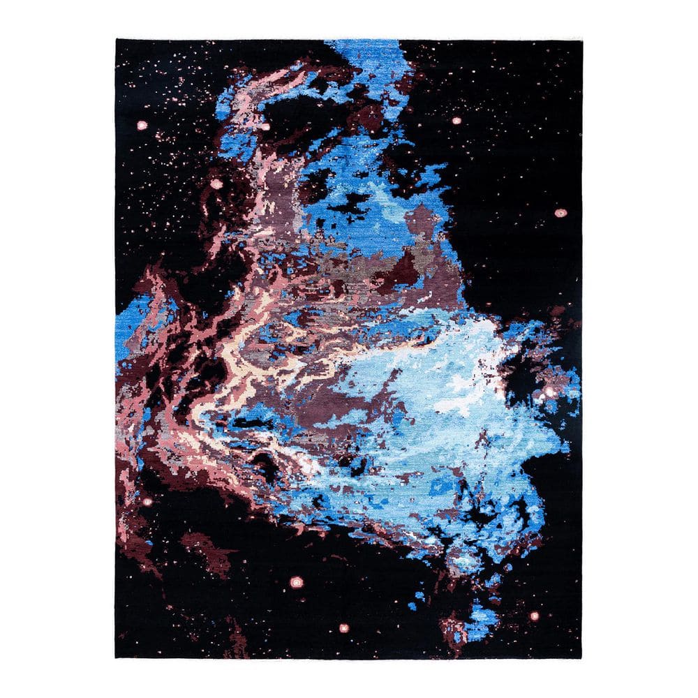 Ikat Black 9 x 12 Abstract Wool Indoor Area Rug price history on PriceWatchPro