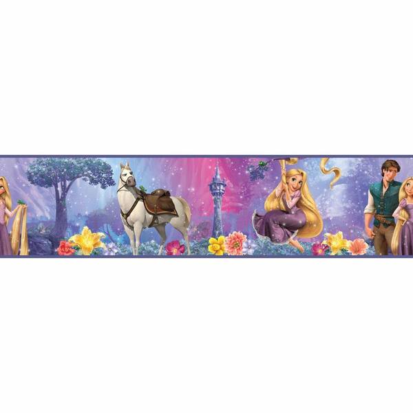 RoomMates Rapunzel Peel and Stick Wallpaper Border