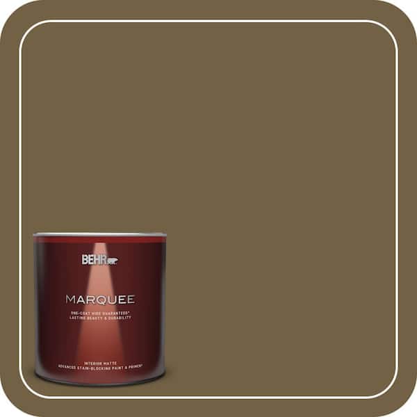 BEHR MARQUEE 1 qt. #PPU7-02 Tree Swing Matte Interior Paint & Primer