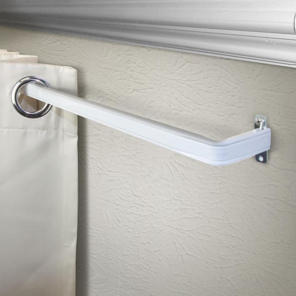 28 in. - 48 in. Lockseam Single Curtain Rod