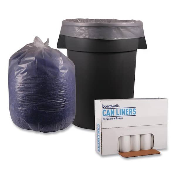 55-60 Gallon Trash Bags 1.2 Mil, 38W x 58H, Black, 100/Box (3