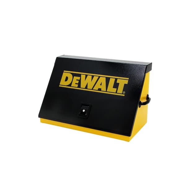 DEWALT 30 in. W x 15 in. D Portable Triangle Top Tool Chest for Sockets, Wrenches and Screwdrivers in Yellow/Black Powder Coat