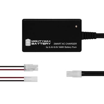 MIGHTY MAX BATTERY Smart Charger for 8.4V-9.6V NiMH For AIRSOFT PULSE R72 MAX3437596