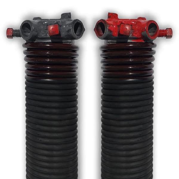 DURA-LIFT 0.234 in. Wire x 2 in. D x 33 in. L Torsion Springs in Brown Left and Right Wound Pair for Sectional Garage Doors