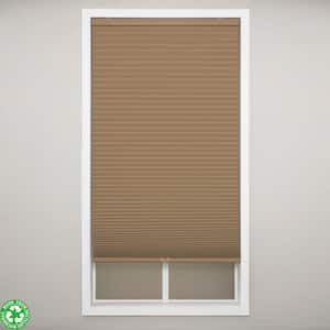 Cut-to-Width Latte Cordless Blackout Polyester 9/16 in. Cellular Shade 39.5 in. W x 72 in. L
