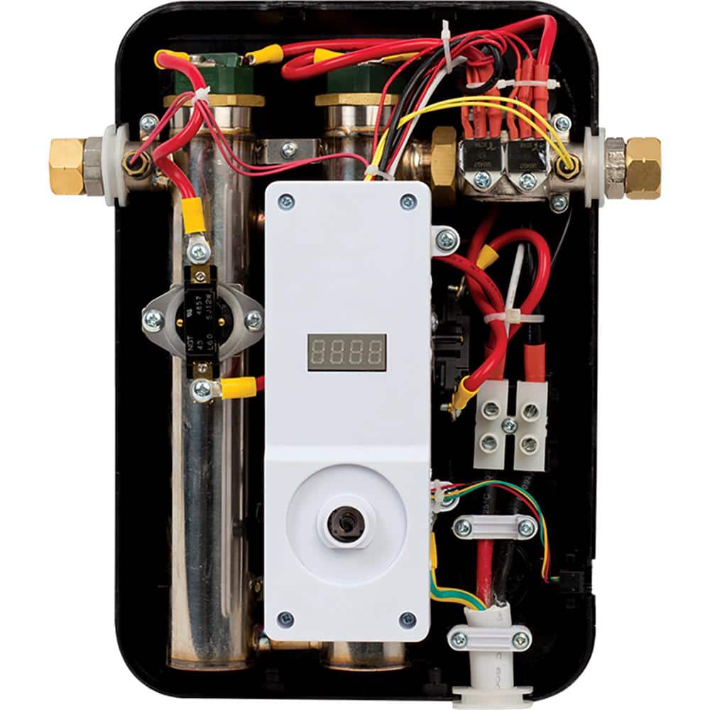EcoSmart 240V 11 kW White Electric Tankless Water Heater