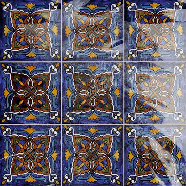 Provincial Deco Prado 6 in. x 6 in. Porcelain Wall Tile (0.25 sq. ft. /Each)