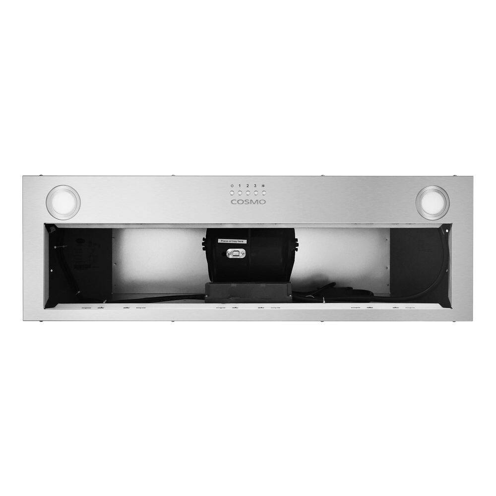 36-Inch Stainless Steel Convertible Insert Range Hood