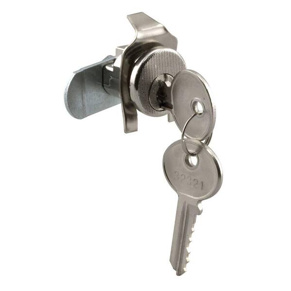 Prime-Line 5-Pin Nickel Cutler Plated Counter Clockwise Mail Box Lock