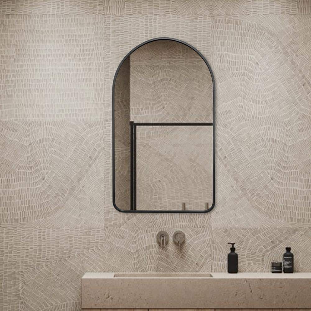 Elegant Silver Oval Vanity Bathroom Mirror 19.5" x 31"