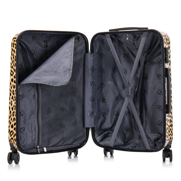 InUSA PRINTS Lightweight Hardside Spinner 24 in. Cheetah IUAPC00M  display picture 1