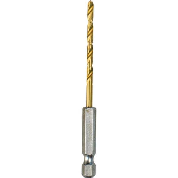 Punta Da Trapano Bosch Al Titanio 5/64 X 2 Pollici, Rivestimento Resistente Per Metallo E Acciaio