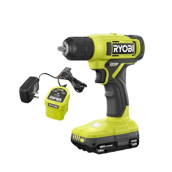 ONE+ 18V Cordless 3/8 in. Drill/Driver Kit with 1.5 Ah Battery and Charger