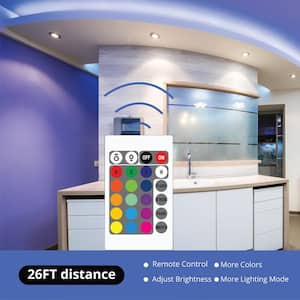 Multi-Color Cabinets LED Strips Light Kit RF Remote Control (2X5M) (Pack of 2)