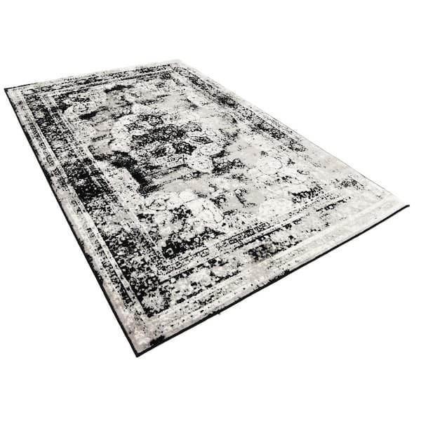 Tufan 5' x 8' Obsession-01 Power Loomed Rectangle Rug in Polyester Pile -  Multicolor