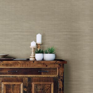 Wheat Grasscloth Paper Peel & Stick Wallpaper Roll (Covers 30.75 Sq. Ft.)