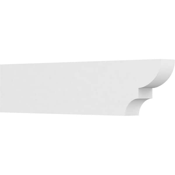 Ekena Millwork 4 in. x 10 in. x 42 in. Ridgewood PVC Rafter Tail Brace