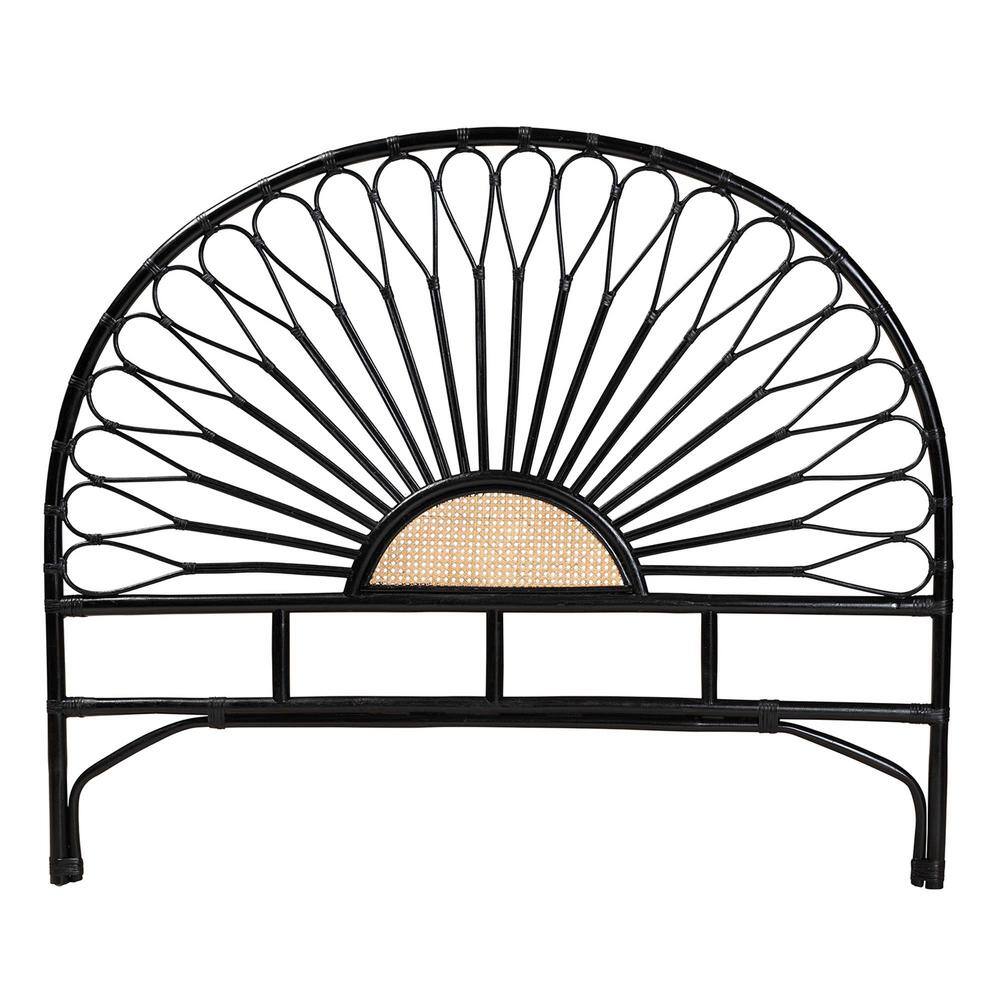 Perenna Brown Natural Rattan Queen Headboard - thumbnail 9