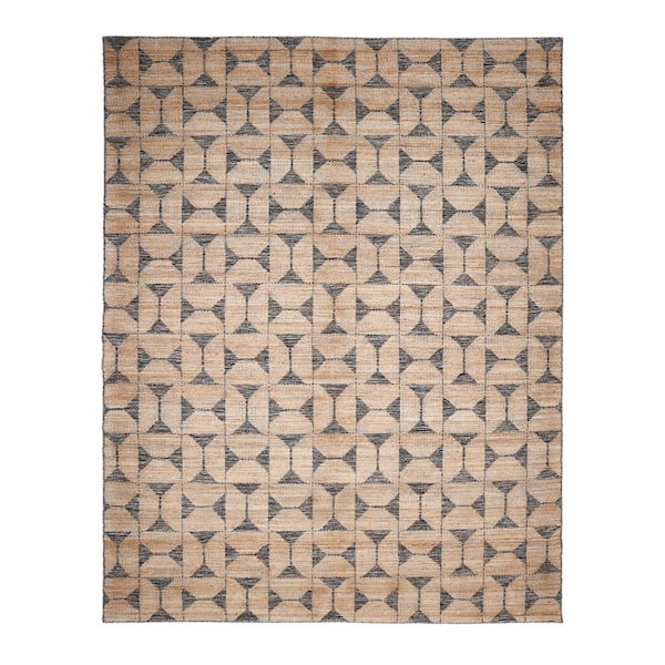Elle Brown 6 ft. x 9 ft. Geometric Indoor Area Rug