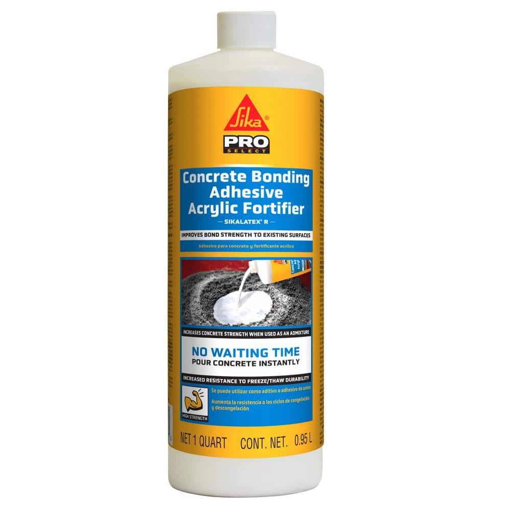 Sika SikaLatex 1 Qt. Concrete Bonding Adhesive and Acrylic Fortifier ...