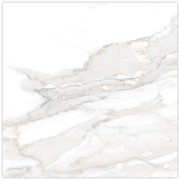 Ella Hill Calacatta 17-3/4 in. x 17-3/4 in. Ceramic Floor and Wall Tile (15.54 sq. ft./Case)