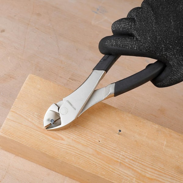 Husky 7 in. Diagonal Pliers Cutting Pliers 90945 - The Home Depot