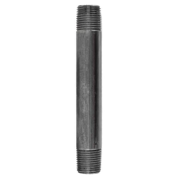 STZ 1/2 in. x 5-1/2 in. Black Steel Nipple